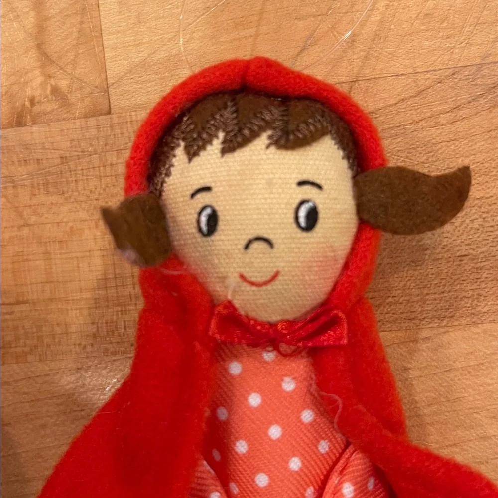Set of Little Red Riding Hood 6” Target Ornaments -Soft Felt